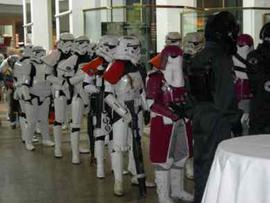 Truppenaufmarsch StarWars-Treffen